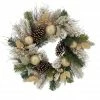 Buy 🛒 24" Gold Ornament, Pinecone & Berry Wreath by Ashland® ✨