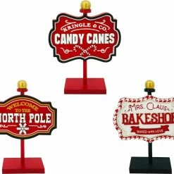 Discount π₯ Assorted 9'' π Christmas Sign with Stand Tabletop Décor by Ashland® β