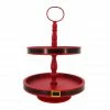Deals 😉 14'' Red 2-Tier Tray Tabletop Décor by Ashland® 😍 -Christmas Shop 10698995 1 1