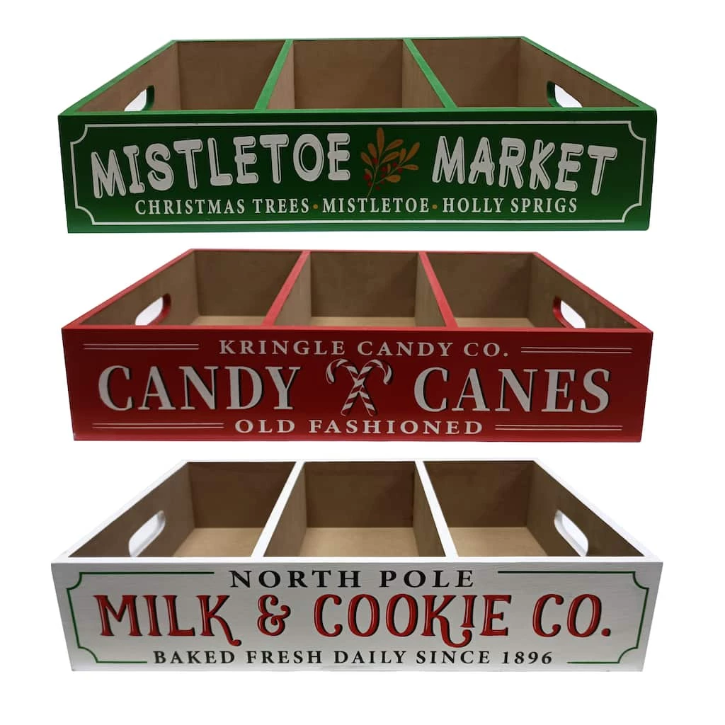 Wholesale β Assorted 18" π Christmas Tabletop Wood Crate by Ashland® π€© 4 Wholesale β Assorted 18" π Christmas Tabletop Wood Crate by Ashland® π€© - Image 2