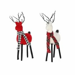New ⌛ Assorted 18" Deer with Scarf Tabletop Accent by Ashland® 👏