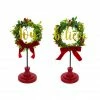 Cheapest 🎉 Assorted 10.8'' Wreath on Stand Tabletop Décor by Ashland® 👏 -Christmas Shop 10699023 1