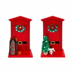 Brand new 𧨠Assorted 12.4'' Door with Santa Belt Tabletop Décor by Ashland® π―
