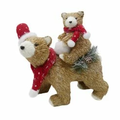 Brand new 😀 11.8" 🎁 Christmas Big Bear & Baby Bear Accent by Ashland® 🤩 -Christmas Shop 10699056 3