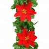 Discount 👍 6ft. Red Velvet Poinsettia & Berry Chain Garland by Ashland® 🛒 1 Discount 👍 6ft. Red Velvet Poinsettia & Berry Chain Garland by Ashland® 🛒 -Christmas Shop 10699066 1