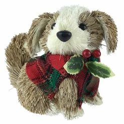 Brand new 👏 5.5" Sisal 🐕 Dog Tabletop Décor by Ashland® 🎉 -Christmas Shop 10699076 3