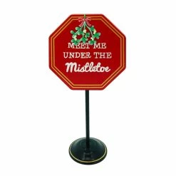 Outlet ❤️ 15.5'' Mistletoe Post Stand Tabletop Décor by Ashland® 🧨
