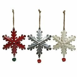 Christmas Shop 30 New π Assorted Metal Snowflake Ornament by Ashland® π