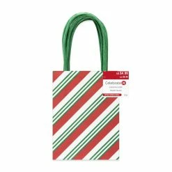 Best deal ⭐ Micro Diagonal Stripe Gift Bag Value Pack by Celebrate It™ 🔥 -Christmas Shop 10699253 4