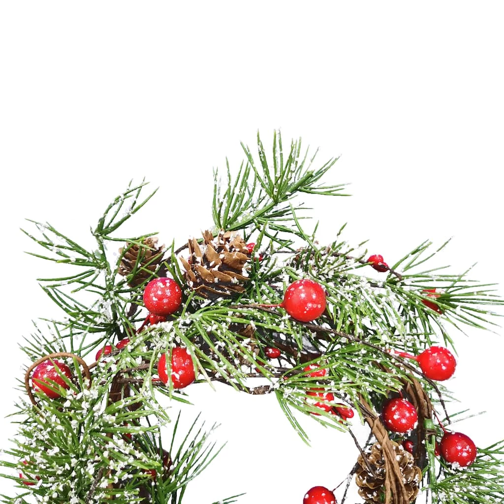 New π 5ft. Snowy Pinecone Berry Coiled Garland by Ashland® π 4 New π 5ft. Snowy Pinecone Berry Coiled Garland by Ashland® π - Image 2