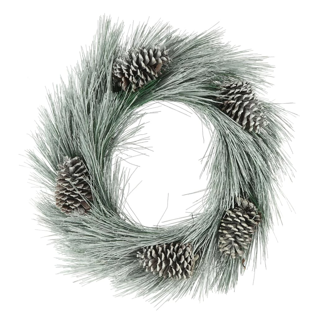 Best Pirce π₯ 24" Flocked Long Needle & Pinecone Wreath by Ashland® π 3 Best Pirce π₯ 24" Flocked Long Needle & Pinecone Wreath by Ashland® π