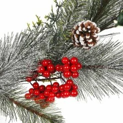 New β€οΈ 6ft. Snow Pine & Red Berry Garland by Ashland® β