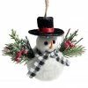 Best reviews of 🥰 4.3'' Snowman with Black Hat 🎄 Christmas Ornament by Ashland® 🔔 -Christmas Shop 10699379 1