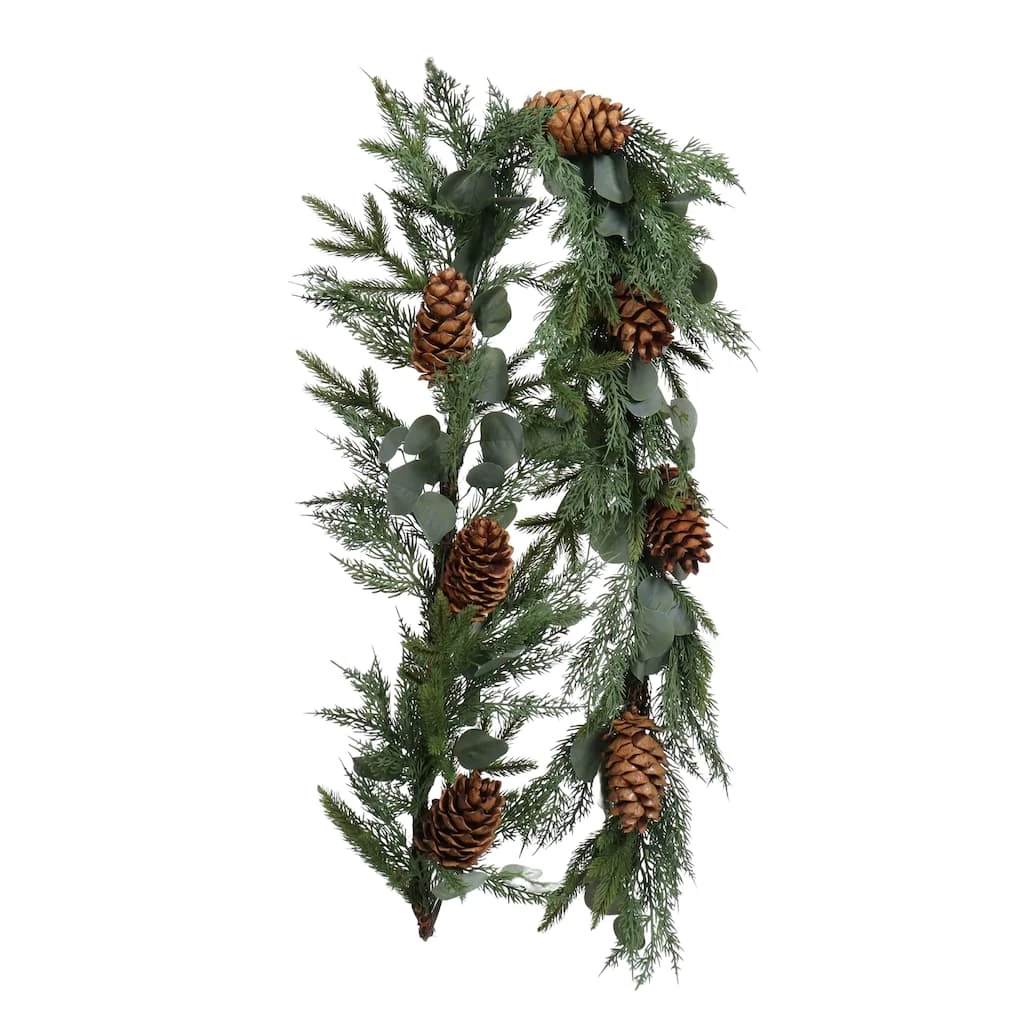 Wholesale π€© 6ft. Mixed Pine, Pinecone & Eucalyptus Garland by Ashland® βοΈ 4 Wholesale π€© 6ft. Mixed Pine, Pinecone & Eucalyptus Garland by Ashland® βοΈ - Image 2