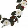 Coupon ⭐ 6ft. White Magnolia & Red Berry Garland by Ashland® ✨ -Christmas Shop 10699409 1