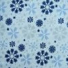 Promo 🤩 Blue Snowflake Cotton Fabric by Loops & Threads® 👍 -Christmas Shop 10699468 1