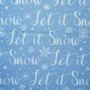 Brand new 😀 Let It Snow Cotton Fabric by Loops & Threads® ⭐ -Christmas Shop 10699474 1