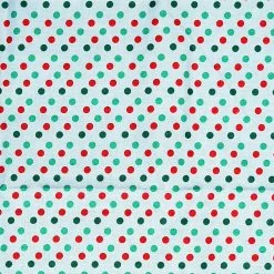 Deals 🧨 Red & Green Polka Dot Cotton Fabric by Loops & Threads® 🎉 -Christmas Shop 10699483 2