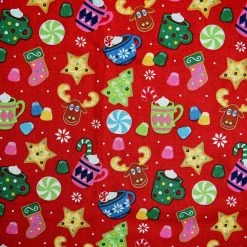 Hot Sale π Hot Chocolate Cotton Fabric by Loops & Threads® π
