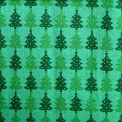 Promo π₯° Green π Christmas Trees Cotton Fabric by Loops & Threads® π