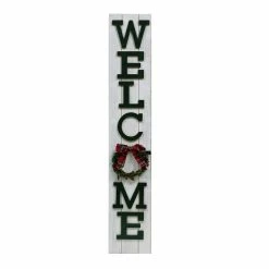 Brand new 😍 Assorted Wood Holiday Door Greeter with Wreath by Ashland® ✔️ -Christmas Shop 10699534 3