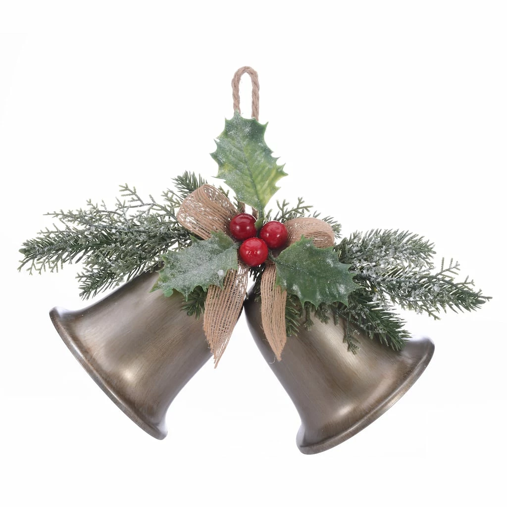 Best Pirce 🥰 Pine & Berry Silver Bell Wall Accent by Ashland® 😀 3 Best Pirce 🥰 Pine & Berry Silver Bell Wall Accent by Ashland® 😀