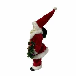 Cheapest 🧨 10.5" Santa with Wreath Figure by Ashland® 🔥 -Christmas Shop 10699541 2