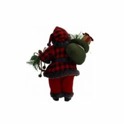 Outlet 👍 10.5" Buffalo Check Santa Figure by Ashland® 🛒 -Christmas Shop 10699554 3