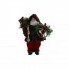 Coupon 👏 10.5" Buffalo Check Santa Figure by Ashland® 🔔