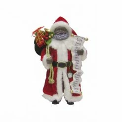 New βοΈ 10.5" Traditional Santa with List Figure by Ashland® π
