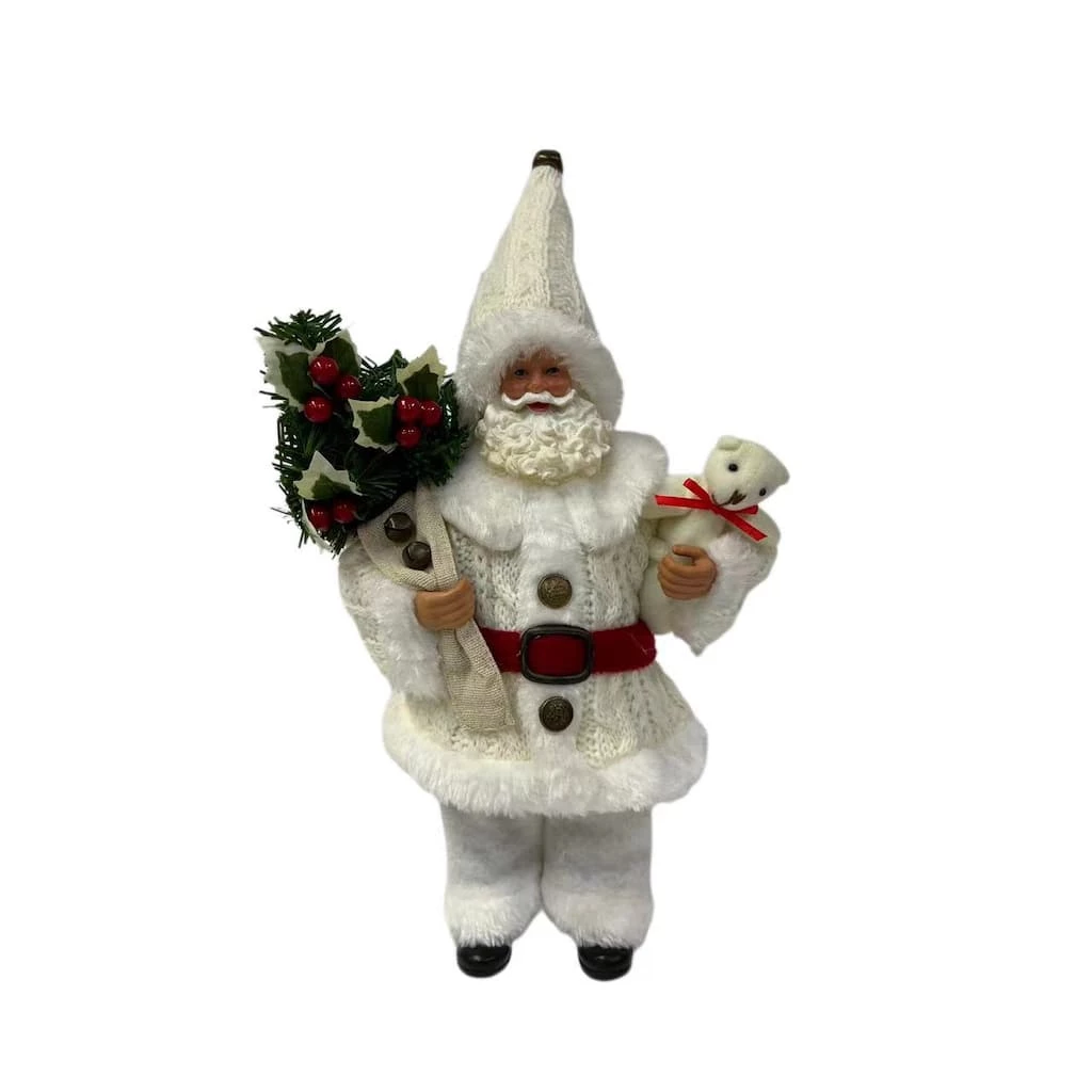 Buy 💯 10.5" Traditional Santa with Bear Figure by Ashland® 😉 3 Buy 💯 10.5" Traditional Santa with Bear Figure by Ashland® 😉