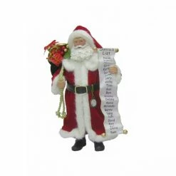 Discount ✔️ 10.5" Traditional Santa with Bear Figure by Ashland® 🎁