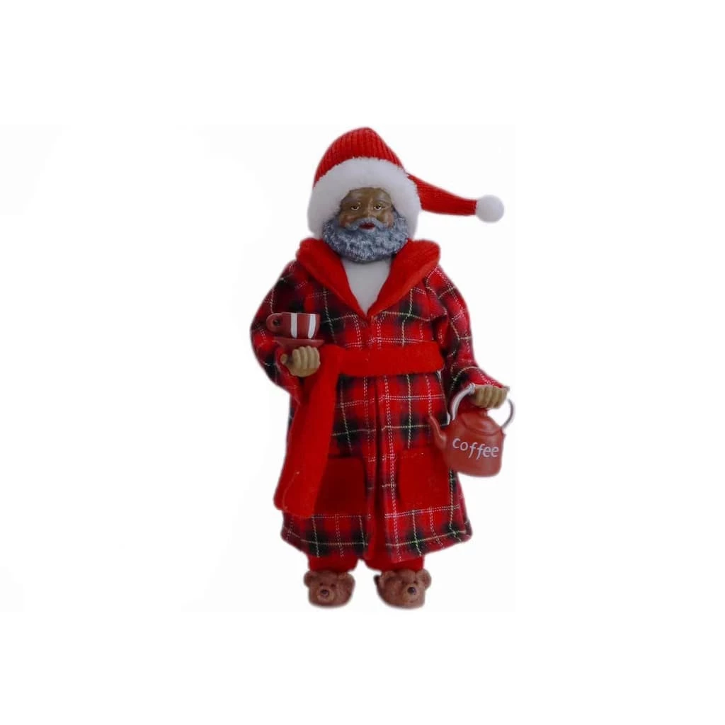 Discount ⌛ 10.5" Plaid Robe Santa Figure by Ashland® 😀 3 Discount ⌛ 10.5" Plaid Robe Santa Figure by Ashland® 😀