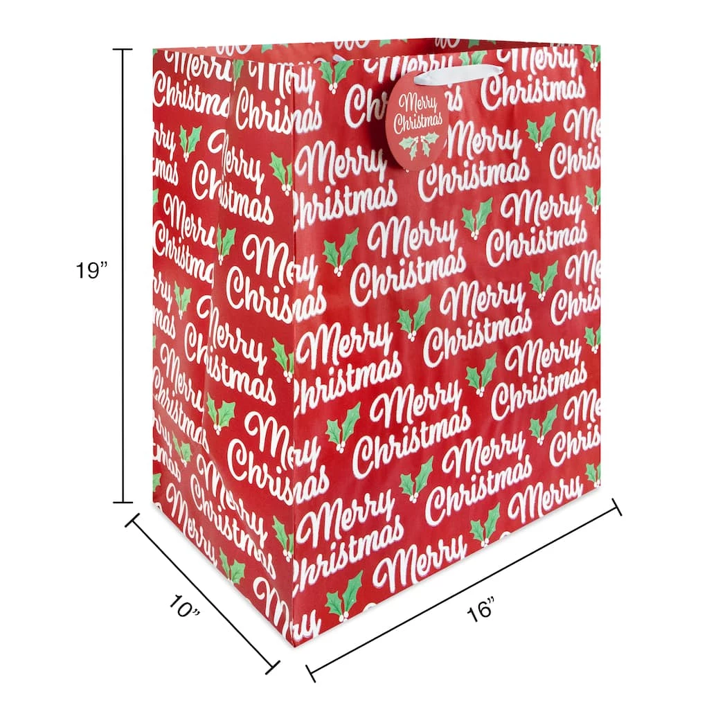 Hot Sale π Jumbo Red & White Merry π Christmas Gift Bag by Celebrate It™ π Christmas β 5 Hot Sale π Jumbo Red & White Merry π Christmas Gift Bag by Celebrate It™ π Christmas β - Image 3