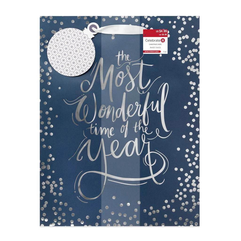 Best deal π Large Wonderful Time Foil Gift Bags, 2ct. by Celebrate It™ π Christmas βοΈ 8 Best deal π Large Wonderful Time Foil Gift Bags, 2ct. by Celebrate It™ π Christmas βοΈ - Image 6