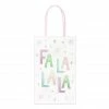Wholesale ✨ Small Fa La La La Gift Bags, 6ct. by Celebrate It™ 🎄 Christmas 😀 -Christmas Shop 10699605 1