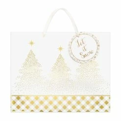 Flash Sale ✔️ Extra Large Vogue Gold Tree Gift Bag by Celebrate It™ 🎄 Christmas 🧨