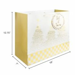 Flash Sale ✔️ Extra Large Vogue Gold Tree Gift Bag by Celebrate It™ 🎄 Christmas 🧨 -Christmas Shop 10699606 3