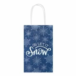 Outlet 🛒 Small Let It Snow Gift Bags, 6ct. by Celebrate It™ 🎁 Christmas 🔔
