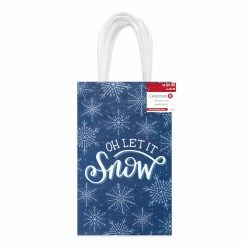 Outlet 🛒 Small Let It Snow Gift Bags, 6ct. by Celebrate It™ 🎁 Christmas 🔔 -Christmas Shop 10699608 4