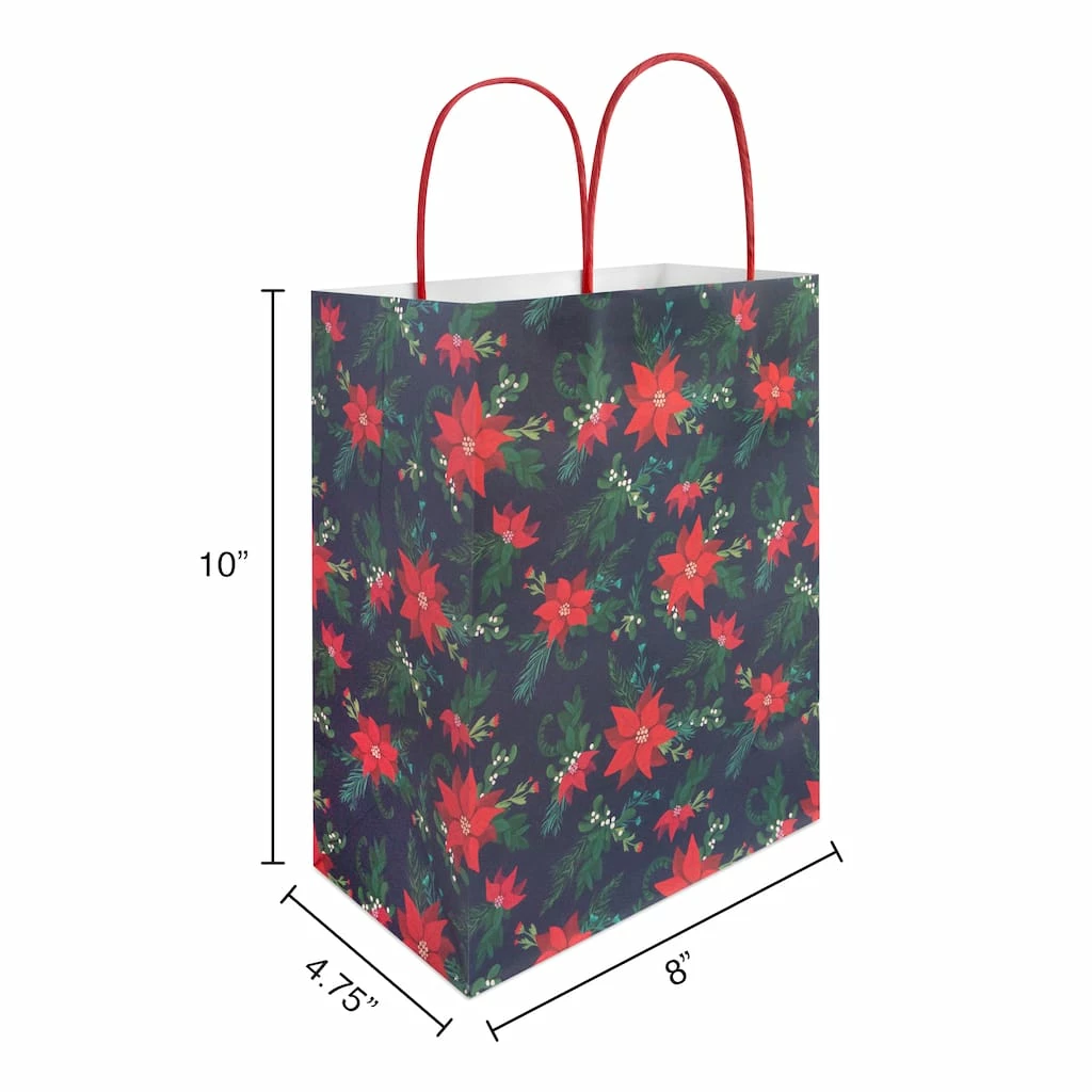 Deals π Medium Poinsettia Gift Bags, 5ct. by Celebrate It™ π Christmas βοΈ 5 Deals π Medium Poinsettia Gift Bags, 5ct. by Celebrate It™ π Christmas βοΈ - Image 3