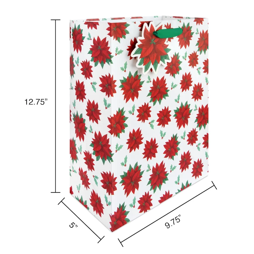 New π₯ Large Plaid & Poinsettia Gift Bags, 2ct. by Celebrate It™ β Christmas π 7 New π₯ Large Plaid & Poinsettia Gift Bags, 2ct. by Celebrate It™ β Christmas π - Image 5