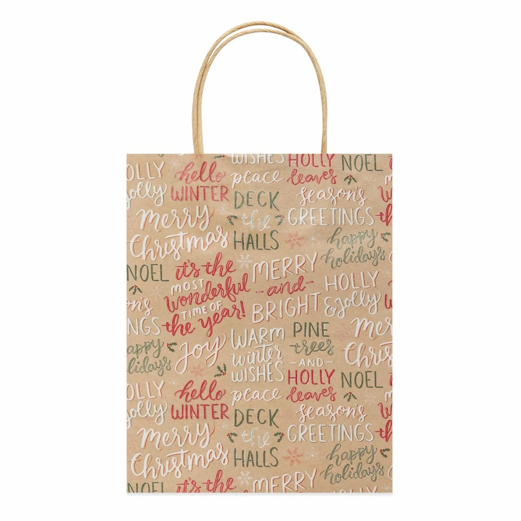 Best Sale π₯ Medium Kraft Sentiments Gift Bags, 5ct. by Celebrate It™ π Christmas 𧨠3 Best Sale π₯ Medium Kraft Sentiments Gift Bags, 5ct. by Celebrate It™ π Christmas π§¨