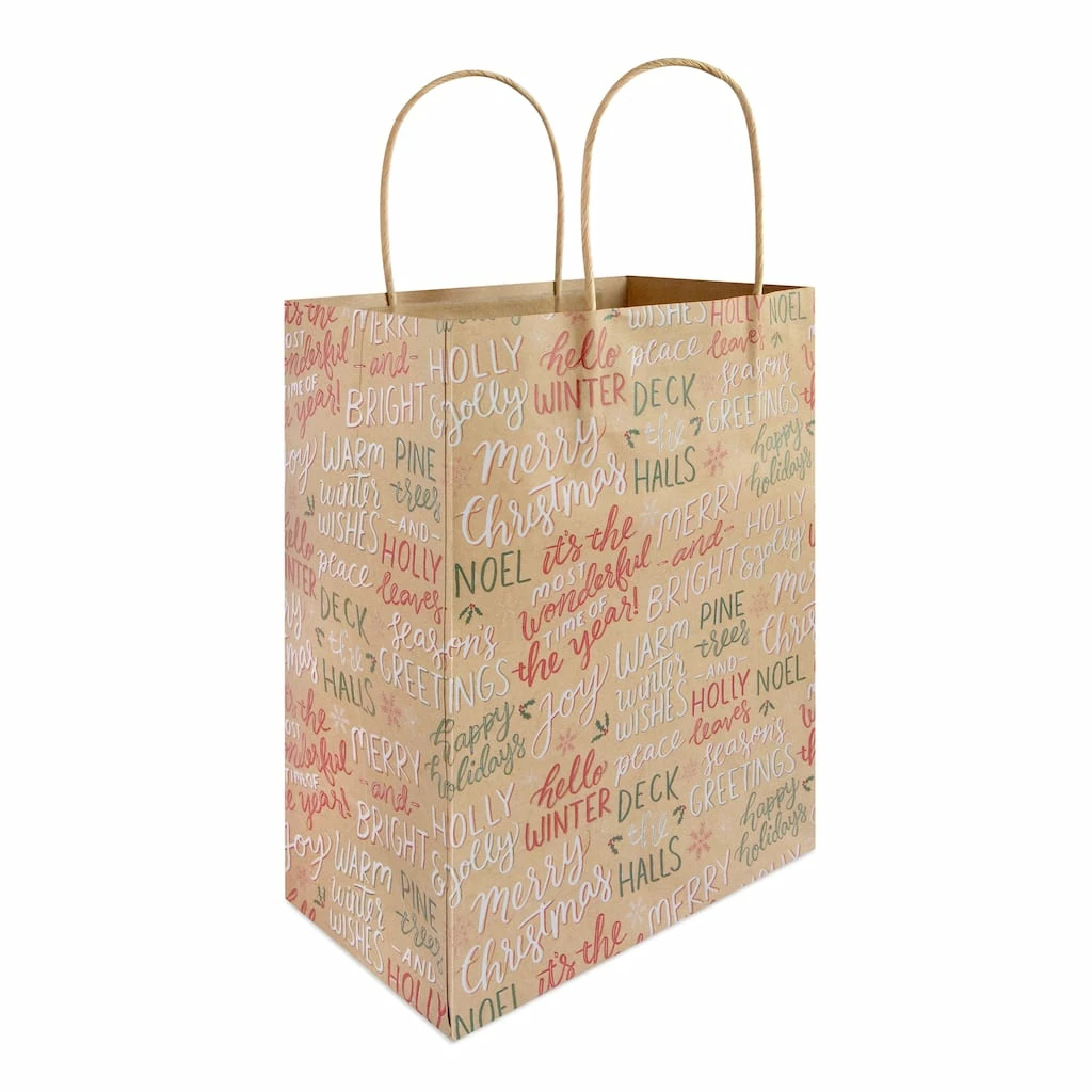 Best Sale π₯ Medium Kraft Sentiments Gift Bags, 5ct. by Celebrate It™ π Christmas 𧨠4 Best Sale π₯ Medium Kraft Sentiments Gift Bags, 5ct. by Celebrate It™ π Christmas 𧨠- Image 2