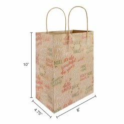 Best Sale π₯ Medium Kraft Sentiments Gift Bags, 5ct. by Celebrate It™ π Christmas 𧨠8 Best Sale π₯ Medium Kraft Sentiments Gift Bags, 5ct. by Celebrate It™ π Christmas 𧨠-Christmas Shop 10699618 3