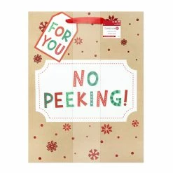 Wholesale 🤩 Large No Peeking! Gift Bags, 2ct. by Celebrate It™ 🎁 Christmas 🎁 -Christmas Shop 10699621 6