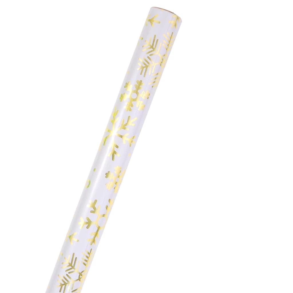 Wholesale π Gold Snowflake π Christmas Gift Wrap by Celebrate It™ π 3 Wholesale π Gold Snowflake π Christmas Gift Wrap by Celebrate It™ π