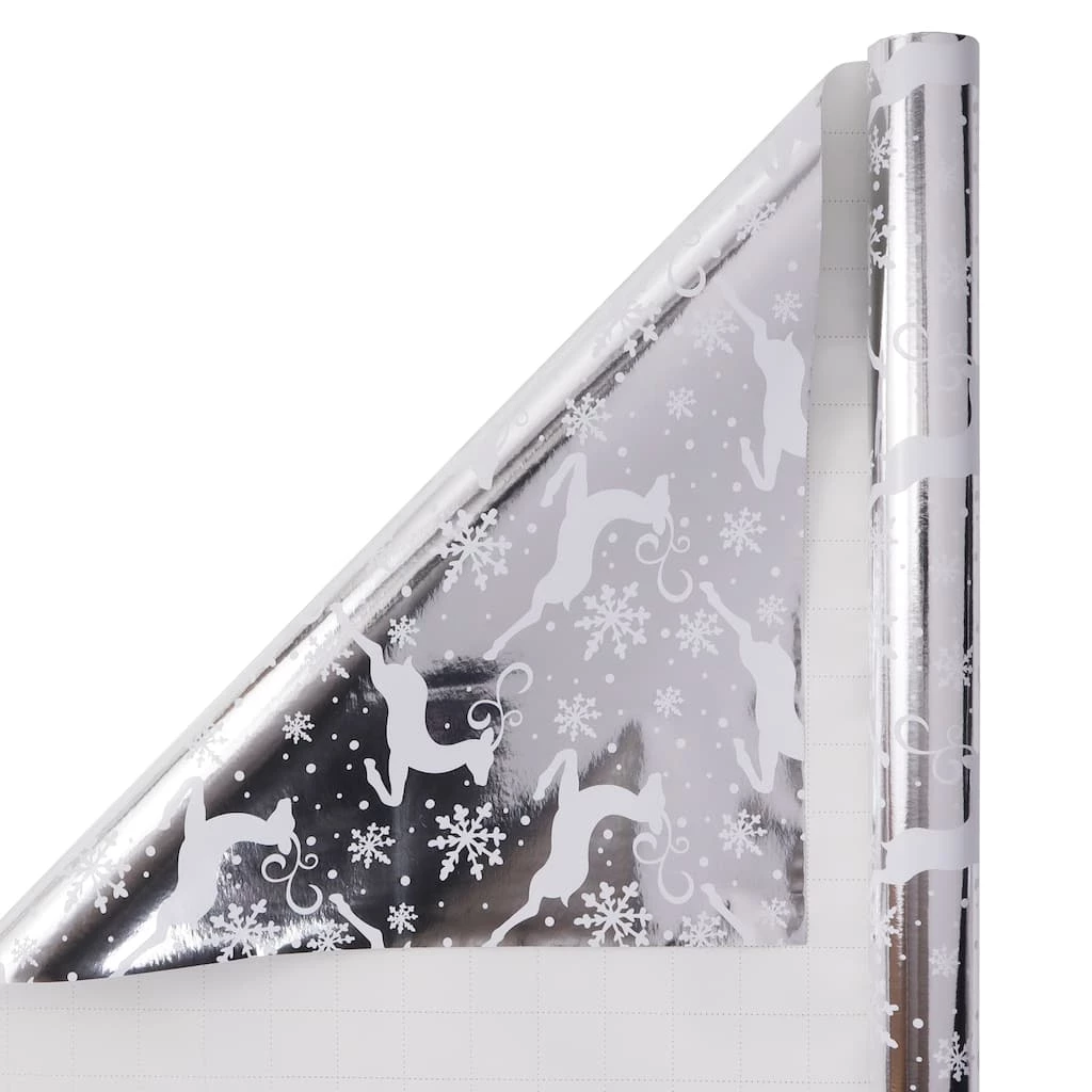 Best Pirce β Silver Reindeer Gift Wrap by Celebrate It™ π 4 Best Pirce β Silver Reindeer Gift Wrap by Celebrate It™ π - Image 2