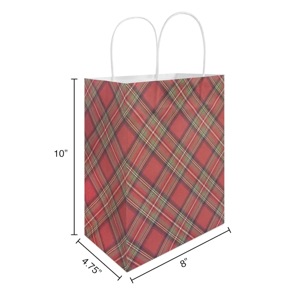 Hot Sale π― Medium Plaid Gift Bags, 5ct. by Celebrate It™ π Christmas π 5 Hot Sale π― Medium Plaid Gift Bags, 5ct. by Celebrate It™ π Christmas π - Image 3