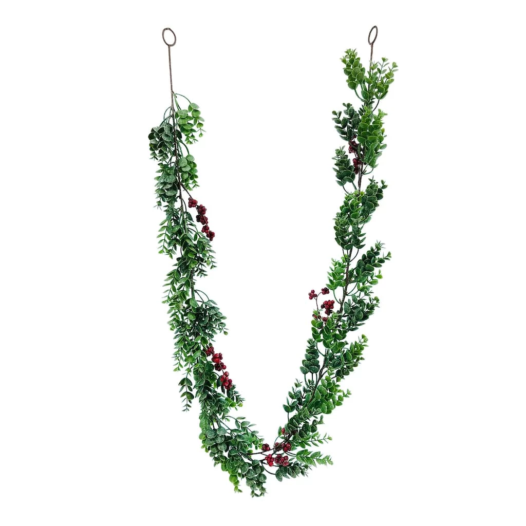Buy π 6ft. Eucalyptus & Berry Garland by Ashland® π 4 Buy π 6ft. Eucalyptus & Berry Garland by Ashland® π - Image 2